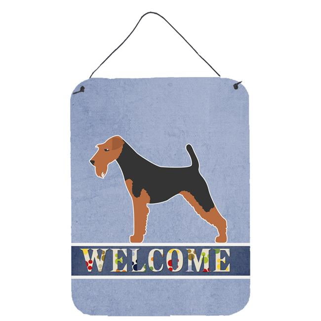 Welsh Terrier Welcome Wall or Door Hanging Prints