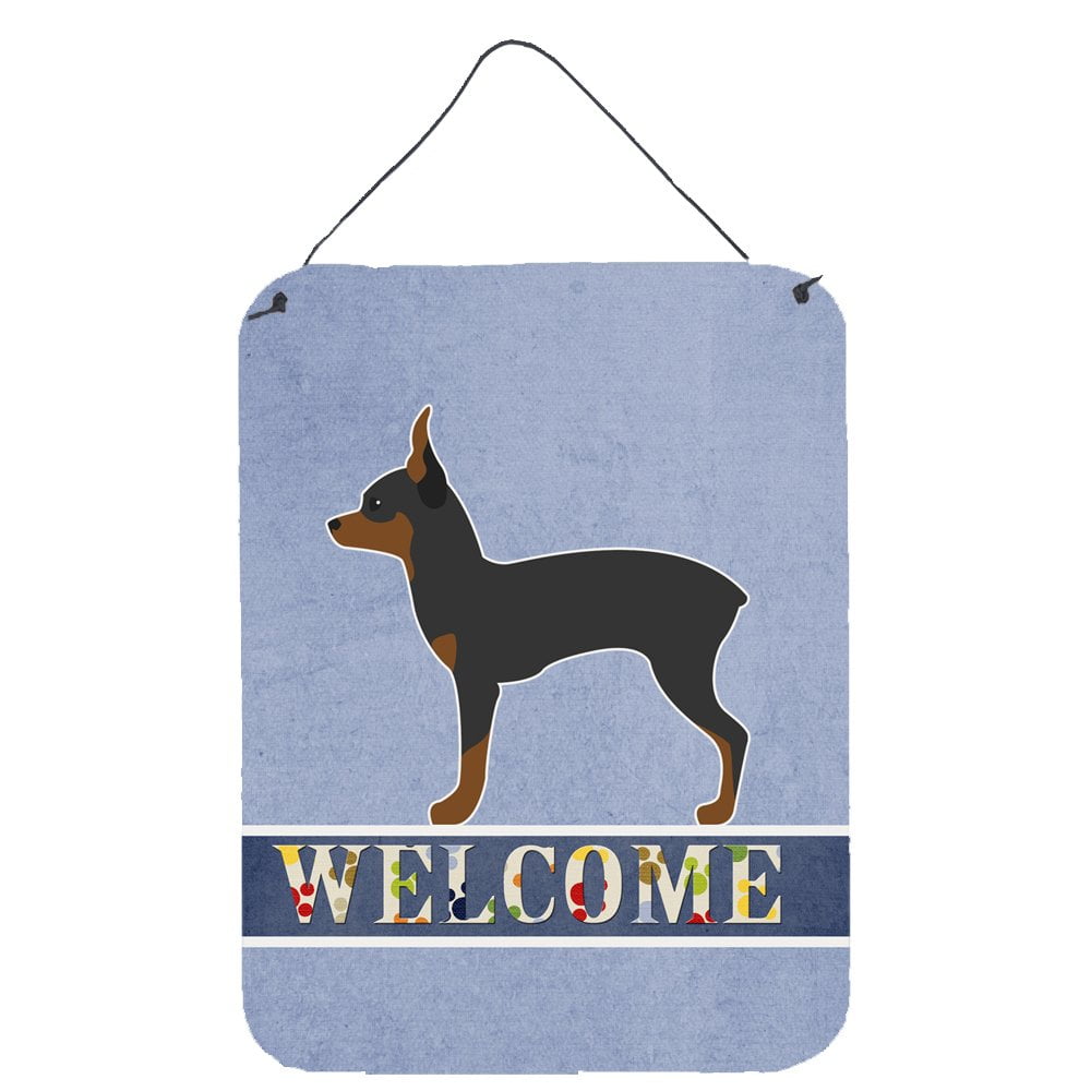 Toy Fox Terrier Welcome Wall or Door Hanging Prints