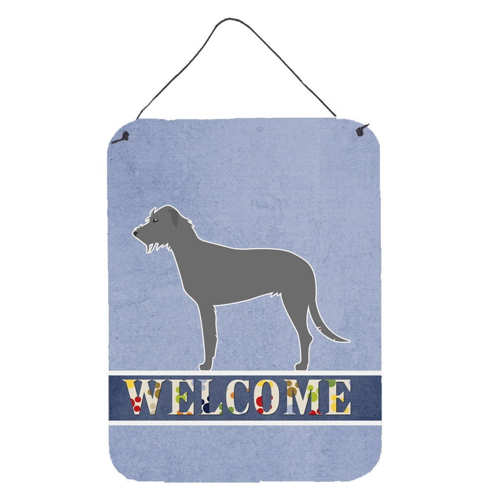 Irish Wolfhound Welcome Wall or Door Hanging Prints