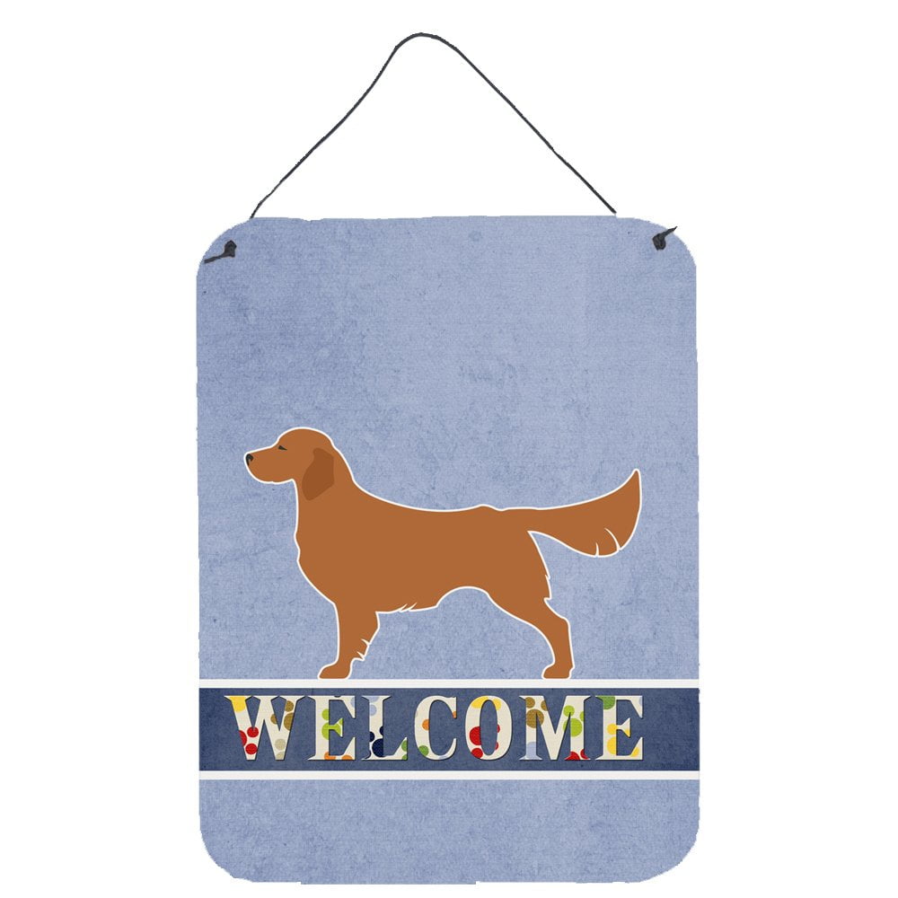 Golden Retriever Welcome Wall or Door Hanging Prints