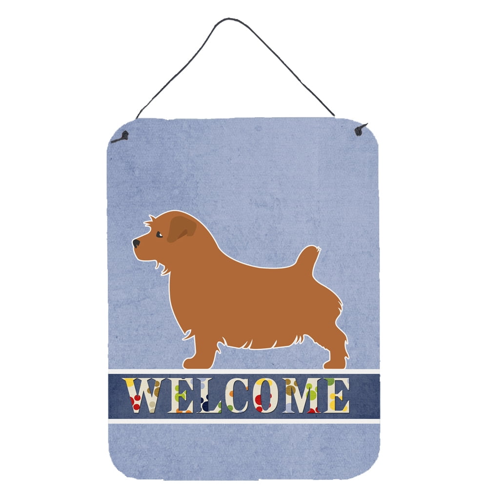 Norfolk Terrier Welcome Wall or Door Hanging Prints
