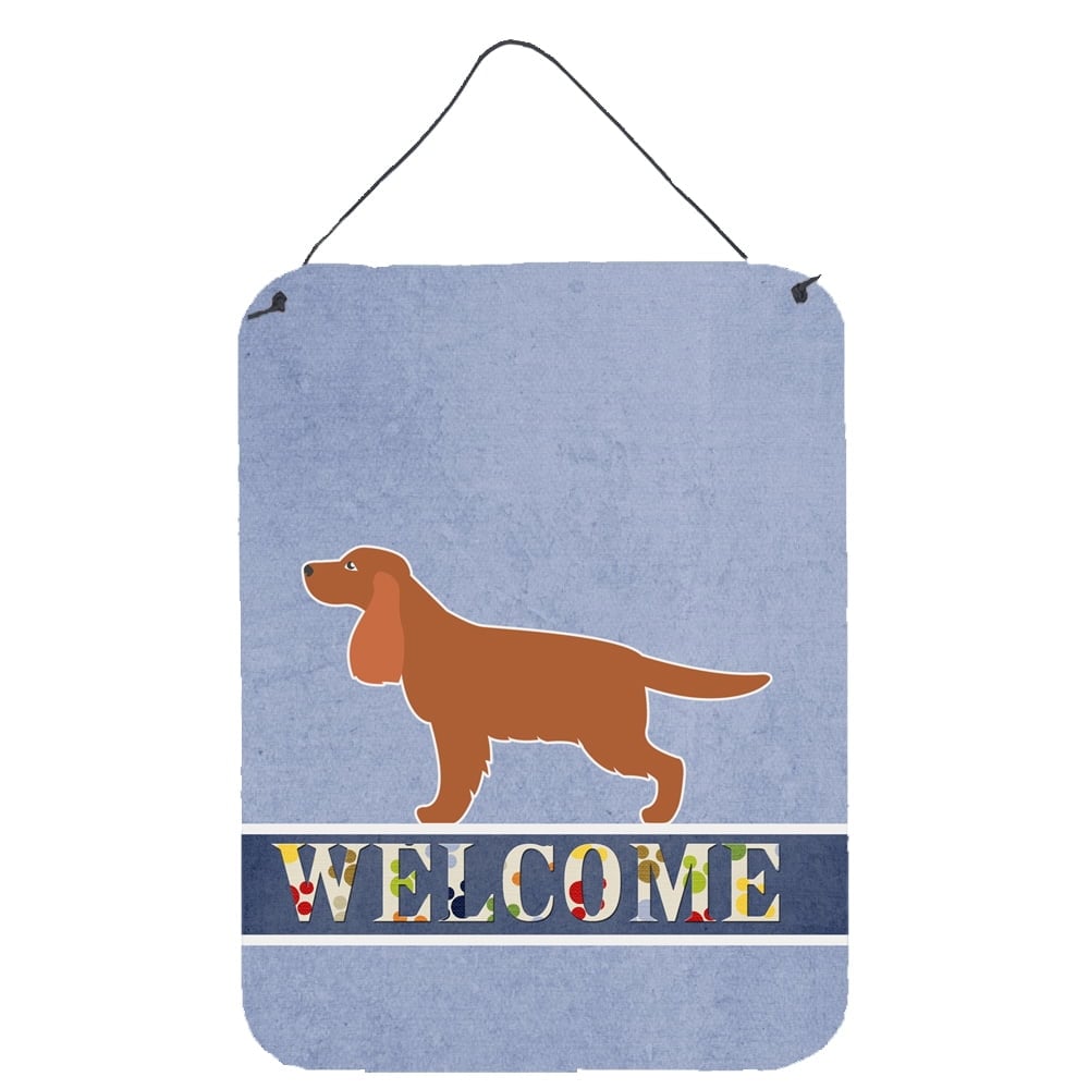 English Cocker Spaniel Welcome Wall or Door Hanging Prints