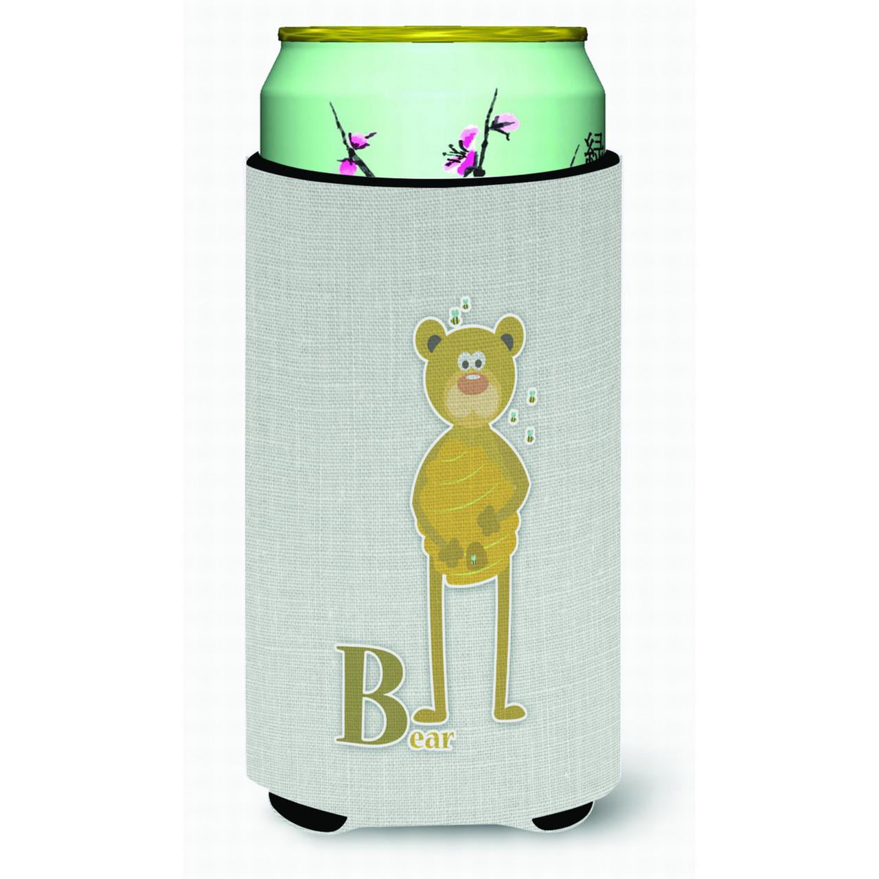 BB5727TBC Alphabet B for Bear Tall Boy Beverage Insulator Hugger