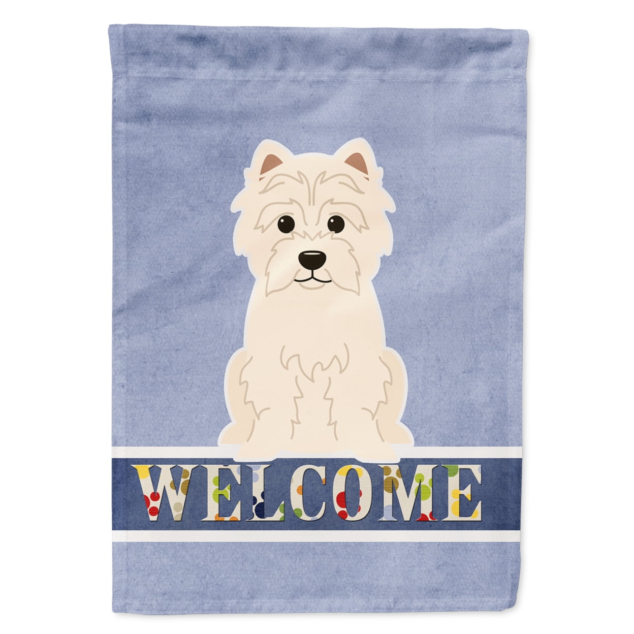 Westie Welcome Garden Size Flag