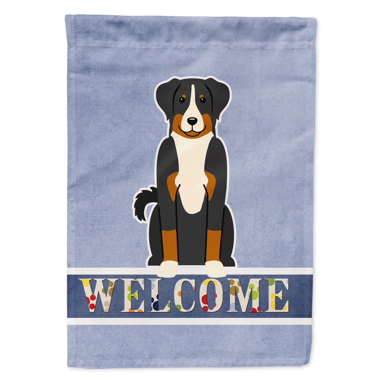 Appenzeller Sennenhund Welcome Garden Size Flag