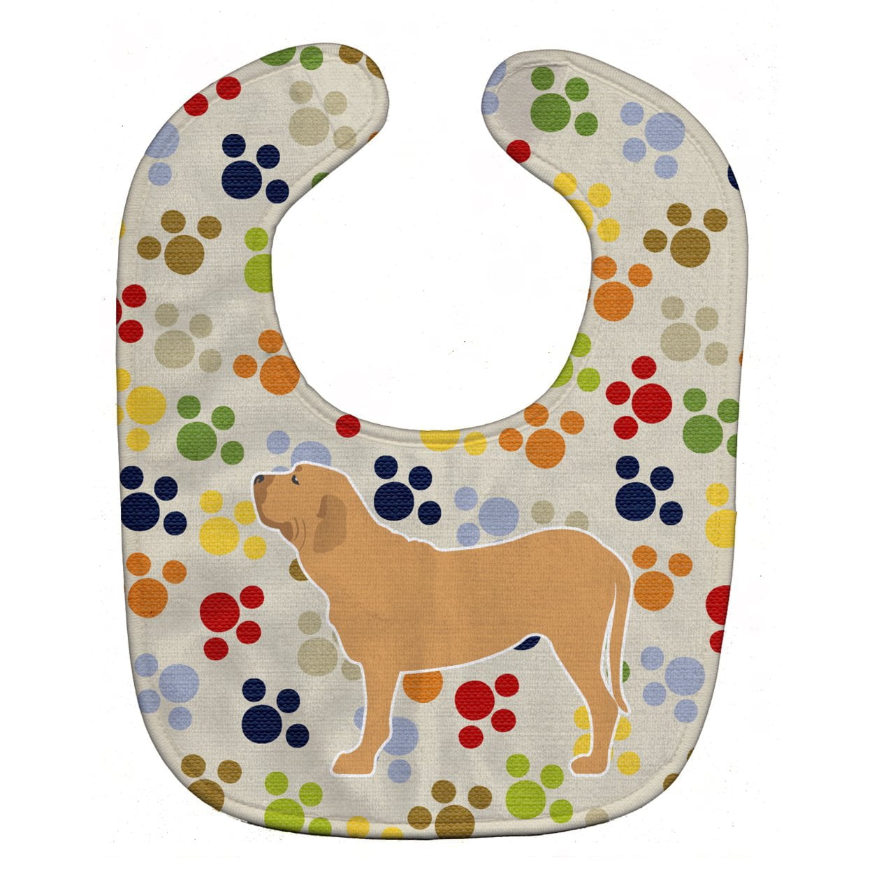 Fila Brasileiro Pawprints Baby Bib