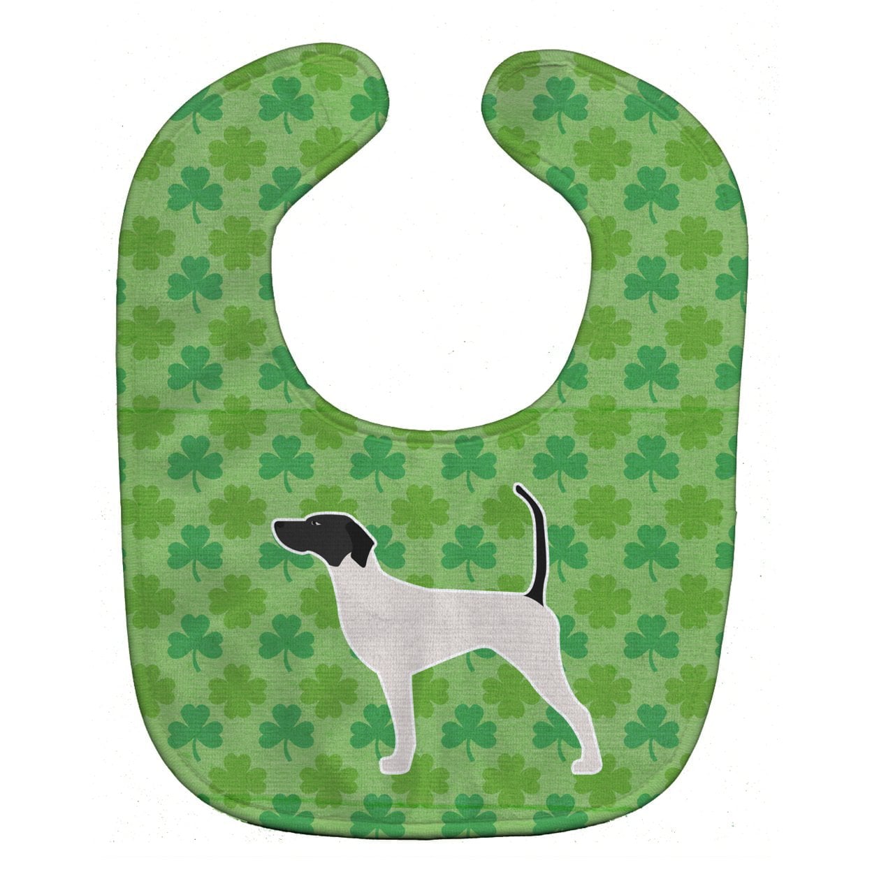 BB6400BIB English Pointer Shamrocks Baby Bib