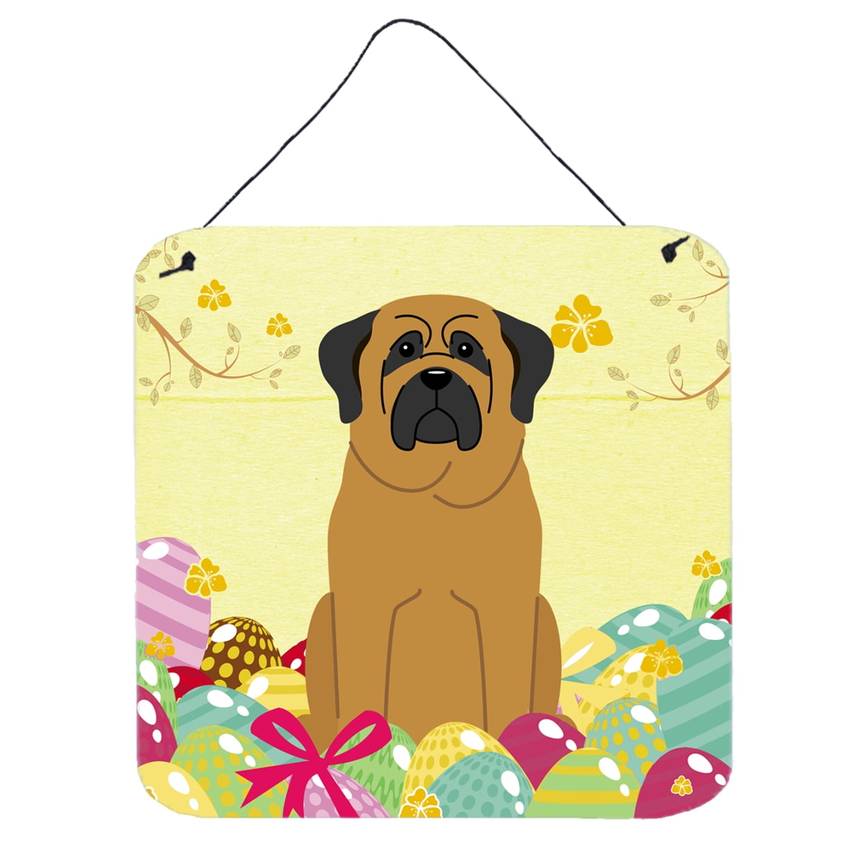 Easter Eggs Mastiff Wall or Door Hanging Prints