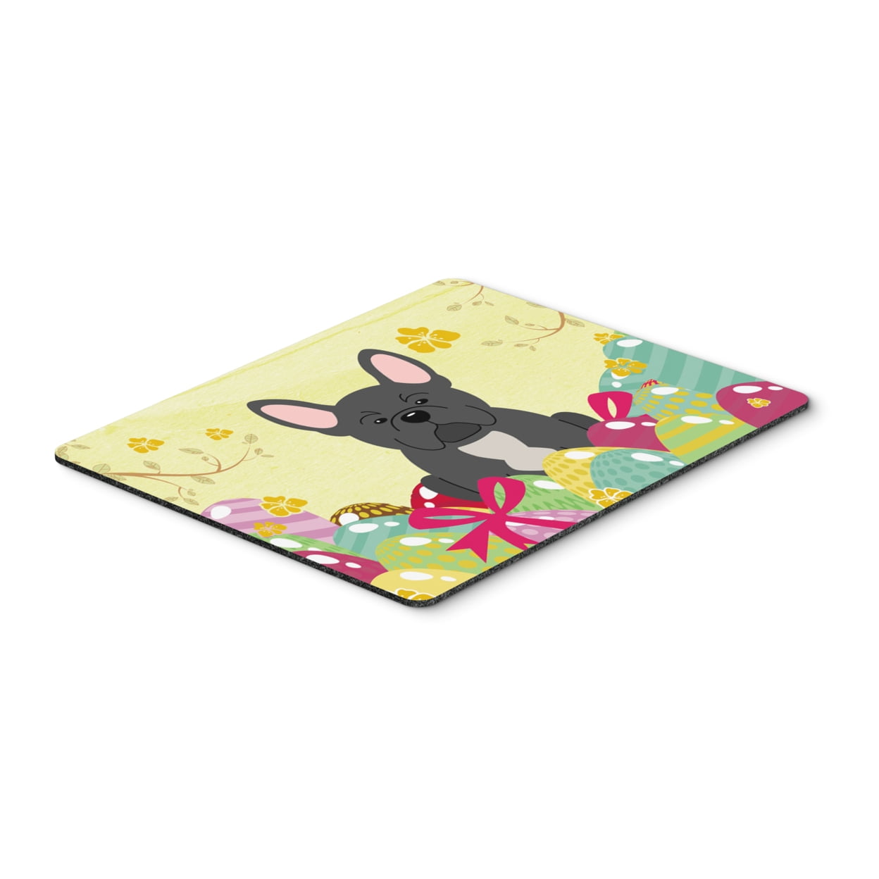BB6014MP Easter Eggs French Bulldog Black Mouse Pad, Hot Pad or Trivet