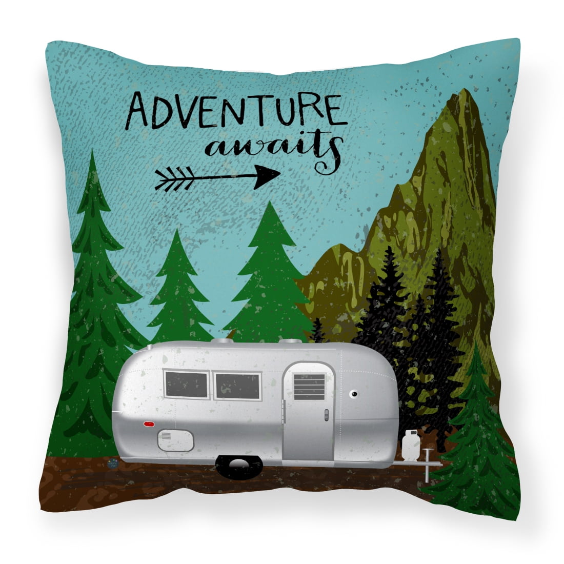 Airstream Camper Adventure Awaits Fabric Decorative Pillow -  Carolines Treasures, CA71714