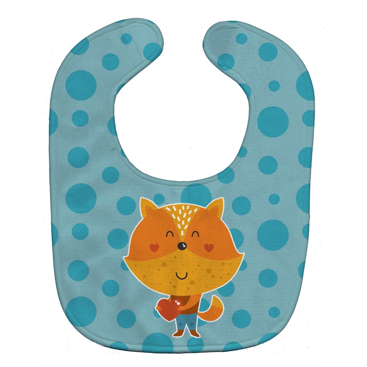 Polkadot Squirrel Baby Bib