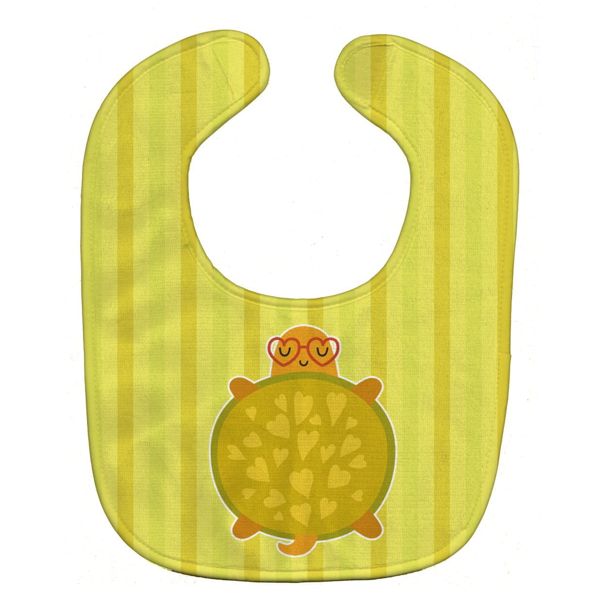 Turtle With Glasses Baby Bib
