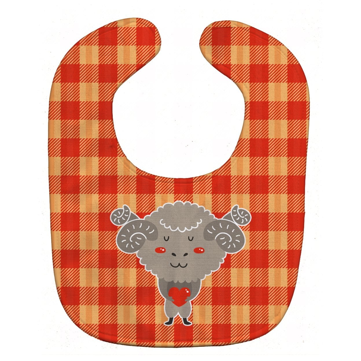 Ram With a Heart Baby Bib