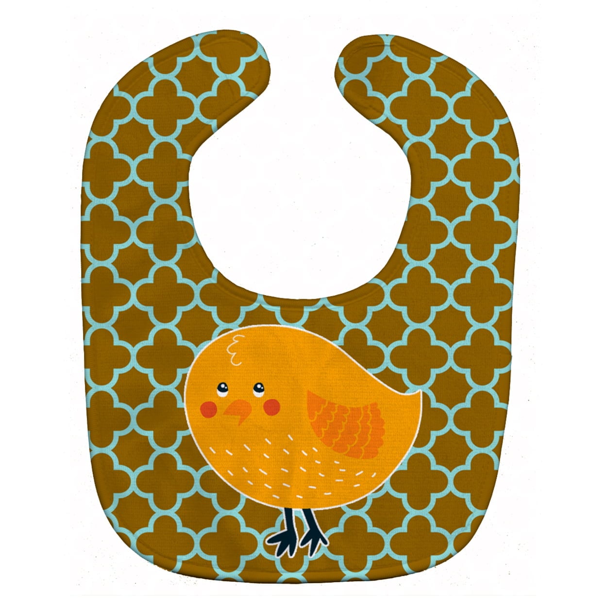 Bird on Quatrfoil Baby Bib