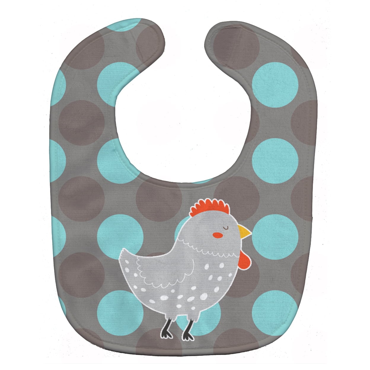 BB6778BIB Grey Chicken Baby Bib