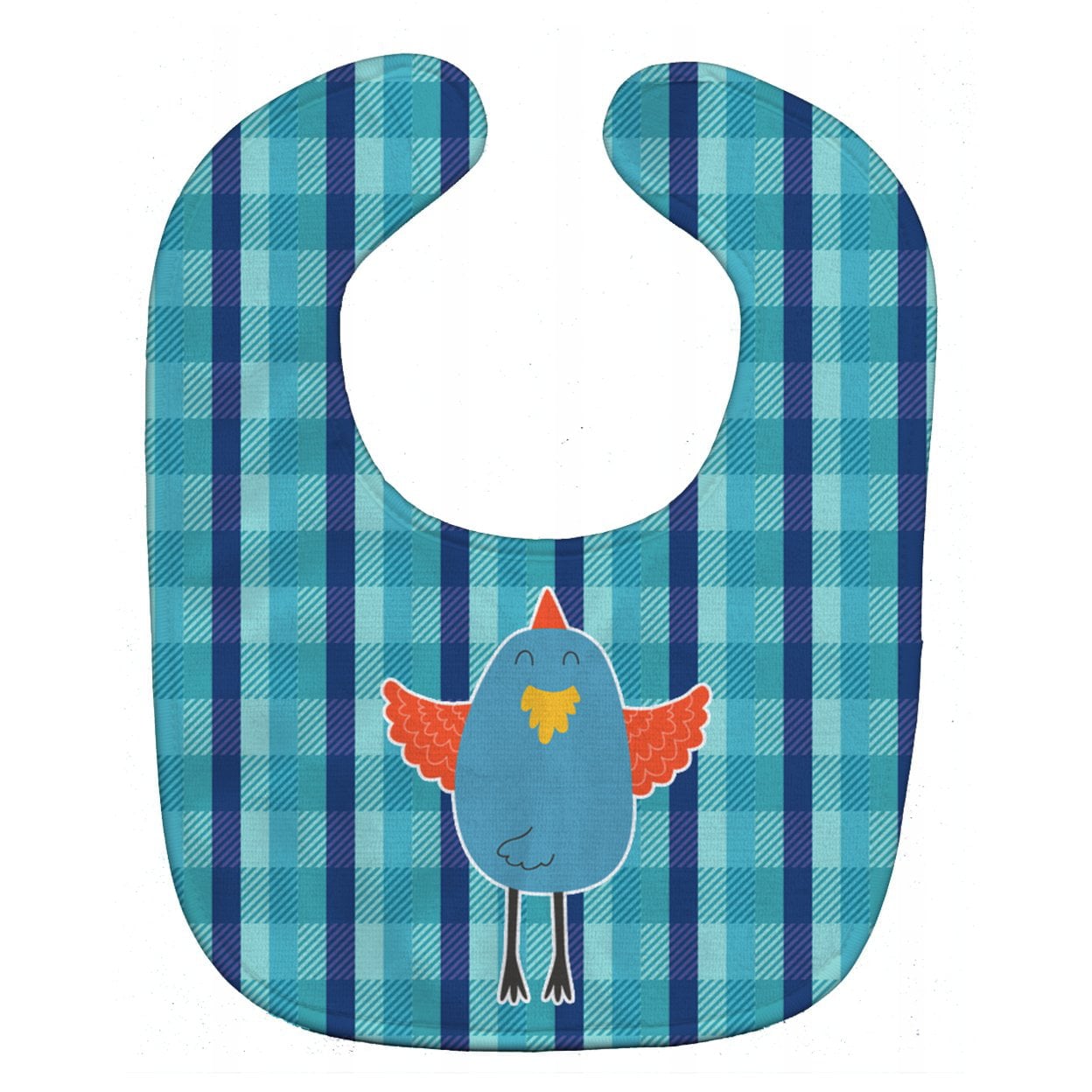 BB6782BIB Blue Chicken Baby Bib