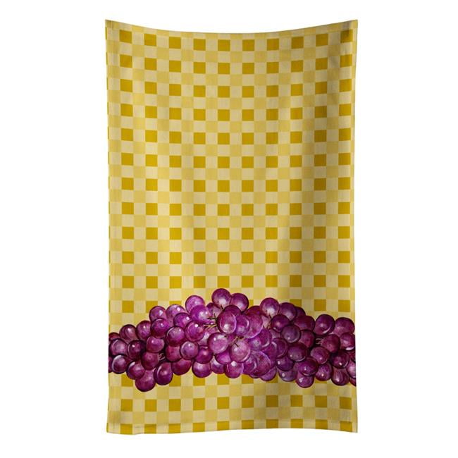 Picture of Carolines Treasures BB7170KTWL Grapes on Basketweave Kitchen Towel