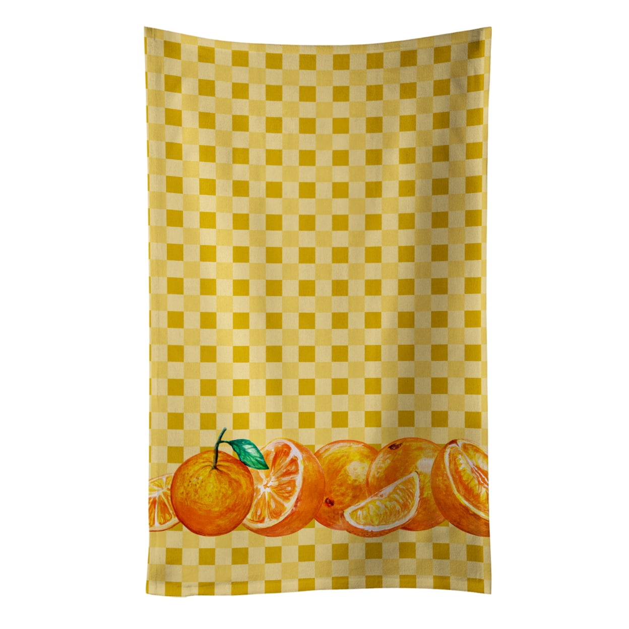 Picture of Carolines Treasures BB7177KTWL Oranges on Basketweave Kitchen Towel