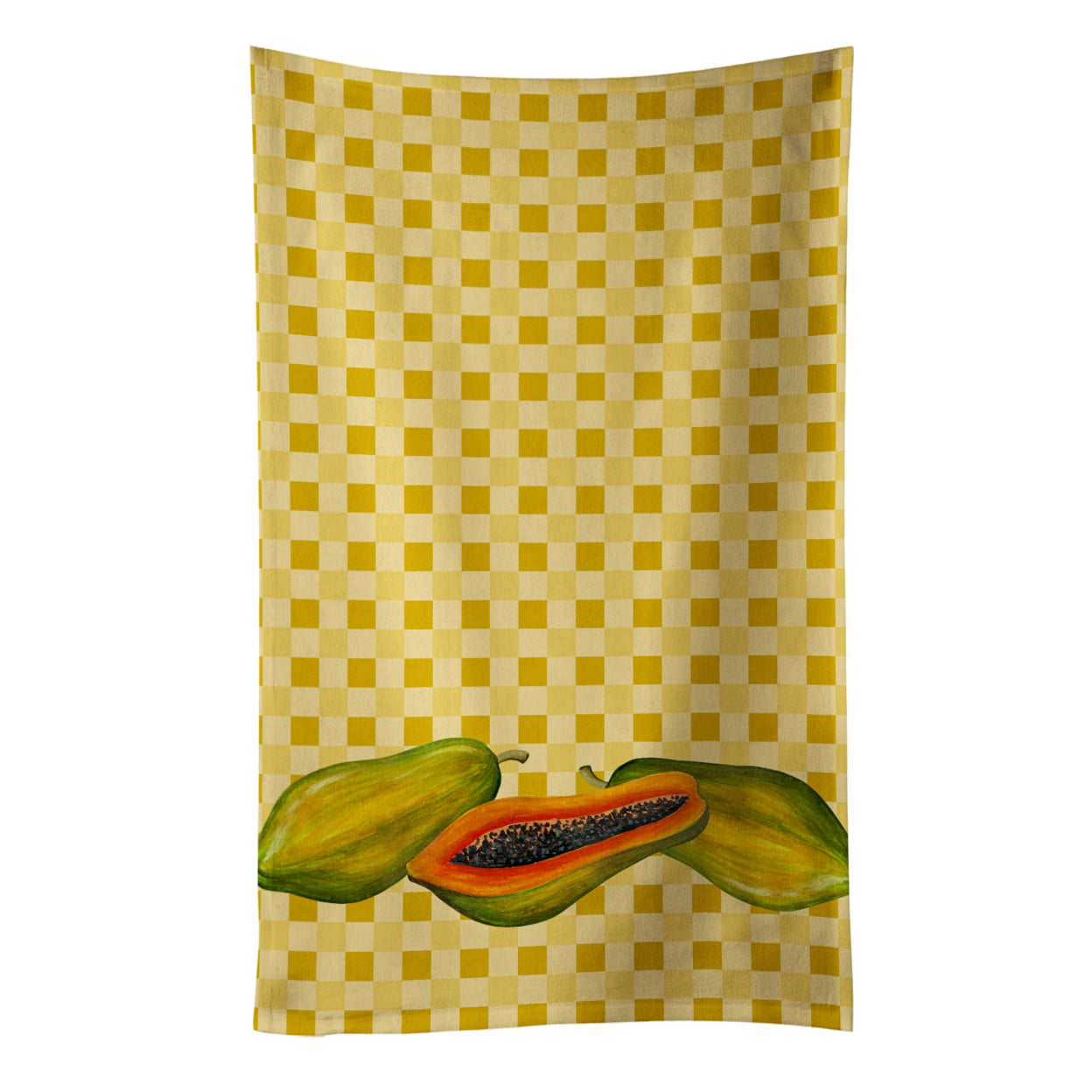 Picture of Carolines Treasures BB7178KTWL Papayas on Basketweave Kitchen Towel