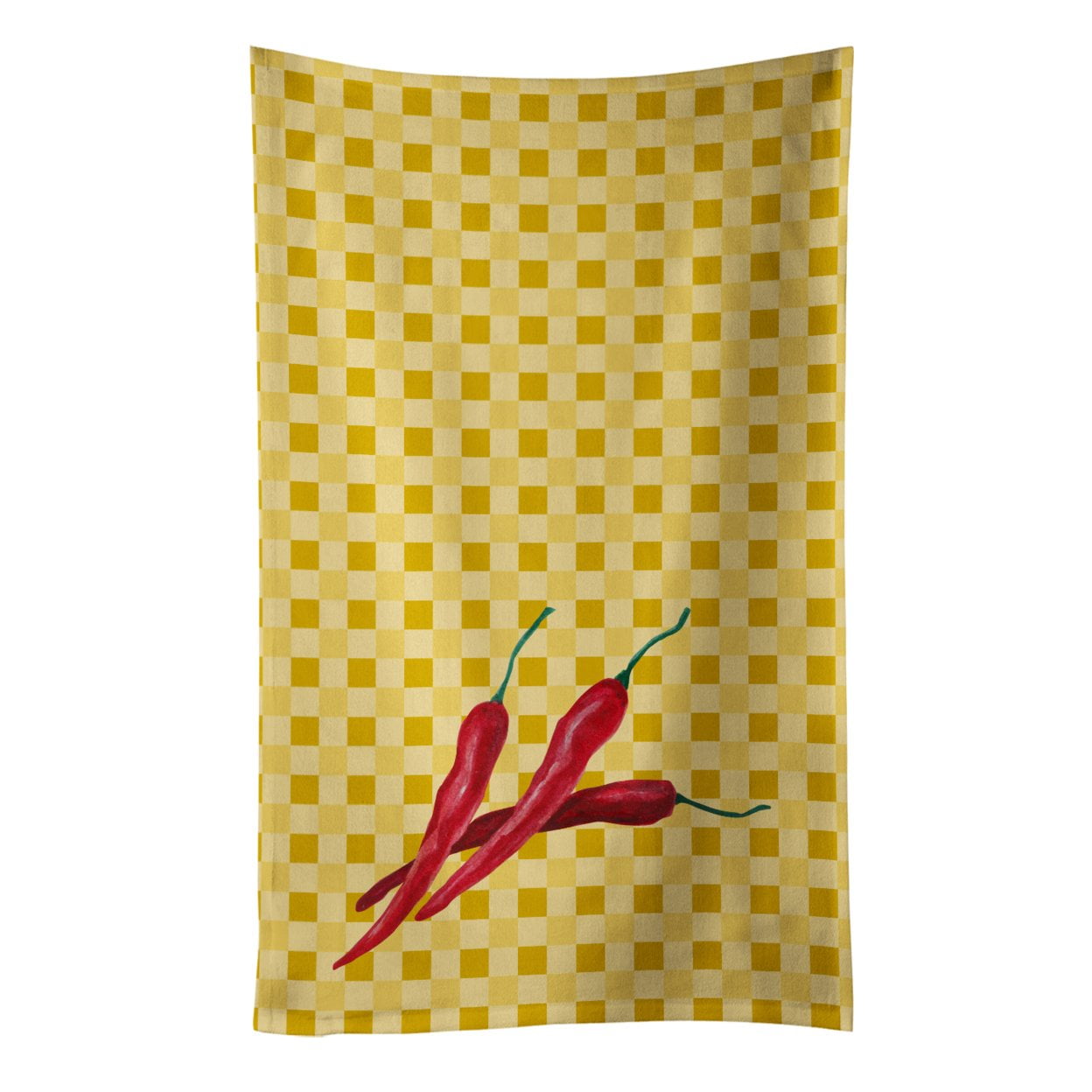 Picture of Carolines Treasures BB7195KTWL Chili Peppers on Basketweave Kitchen Towel