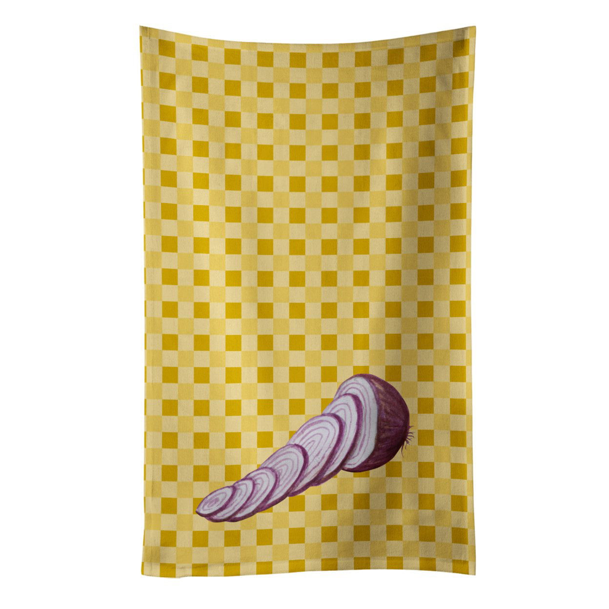 Picture of Carolines Treasures BB7211KTWL Red Onion on Basketweave Kitchen Towel