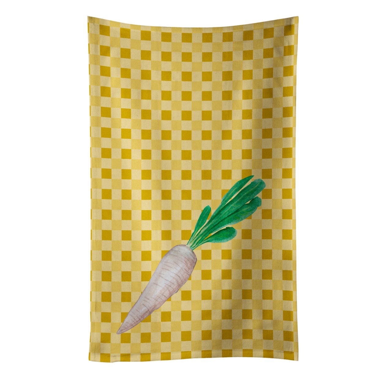 Picture of Carolines Treasures BB7216KTWL White Radish on Basketweave Kitchen Towel