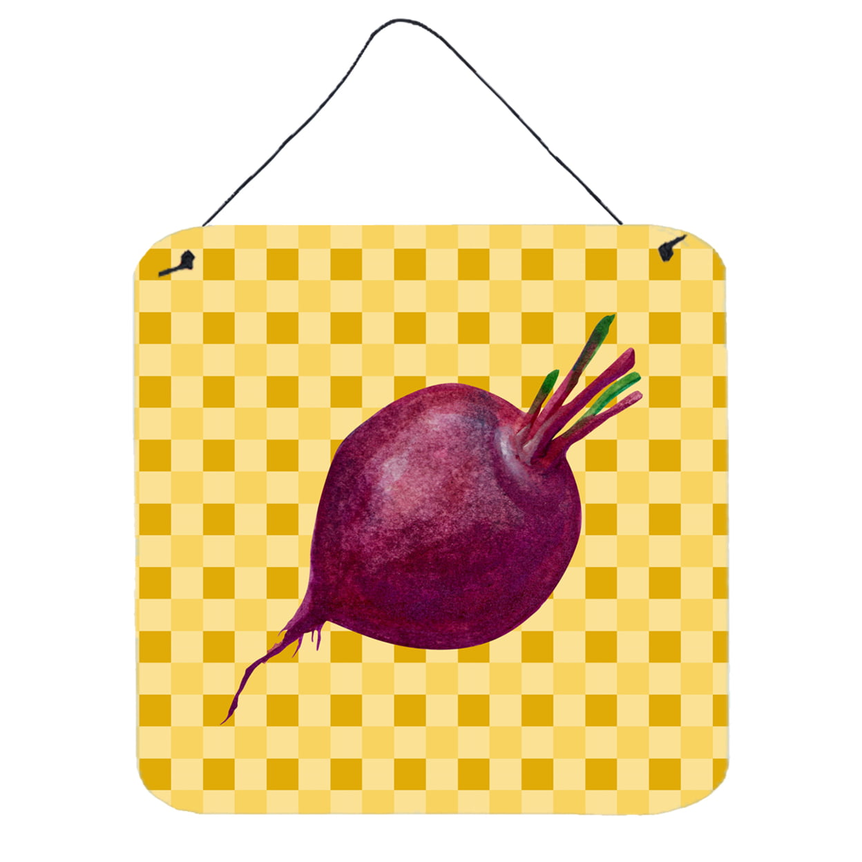 Beet Root on Basketweave Wall or Door Hanging Prints