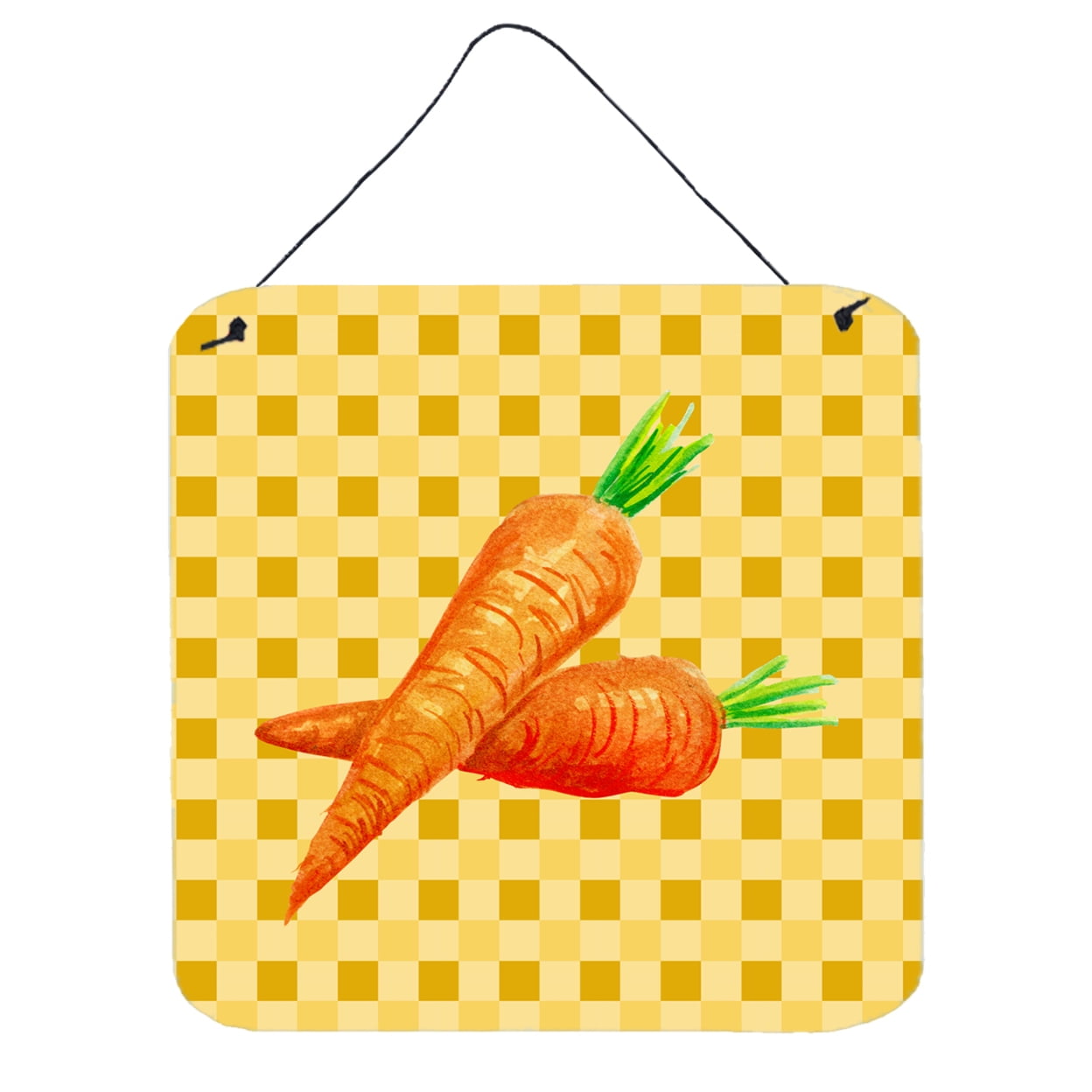 Carrots on Basketweave Wall or Door Hanging Prints
