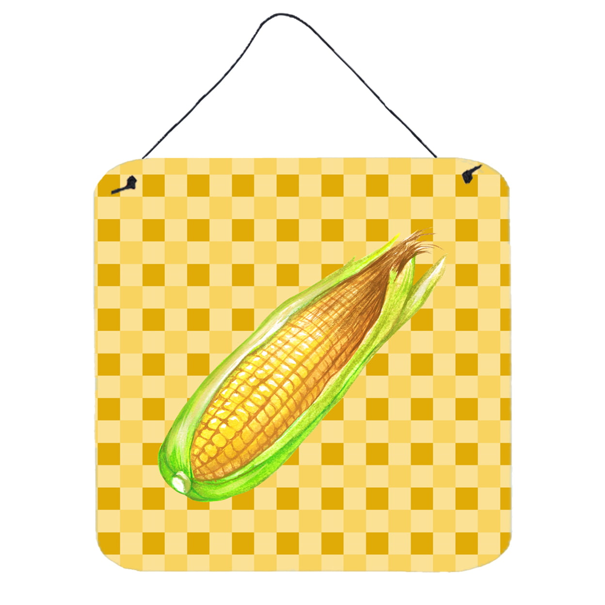 Corn on Basketweave Wall or Door Hanging Prints