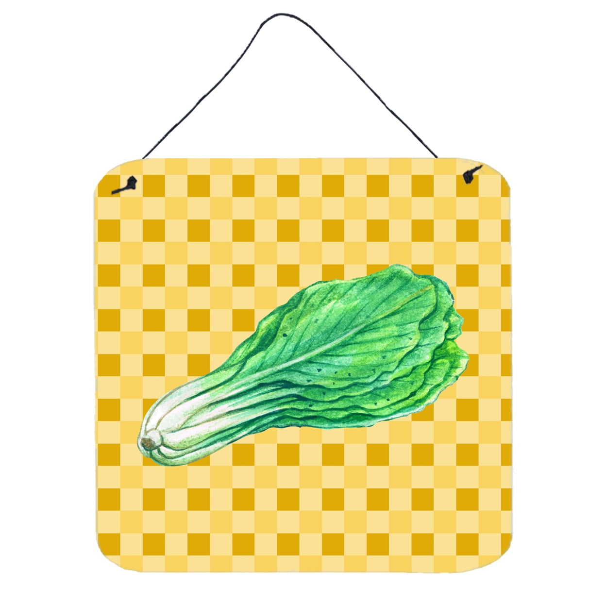BB7204DS66 Mustard on Basketweave Wall or Door Hanging Prints