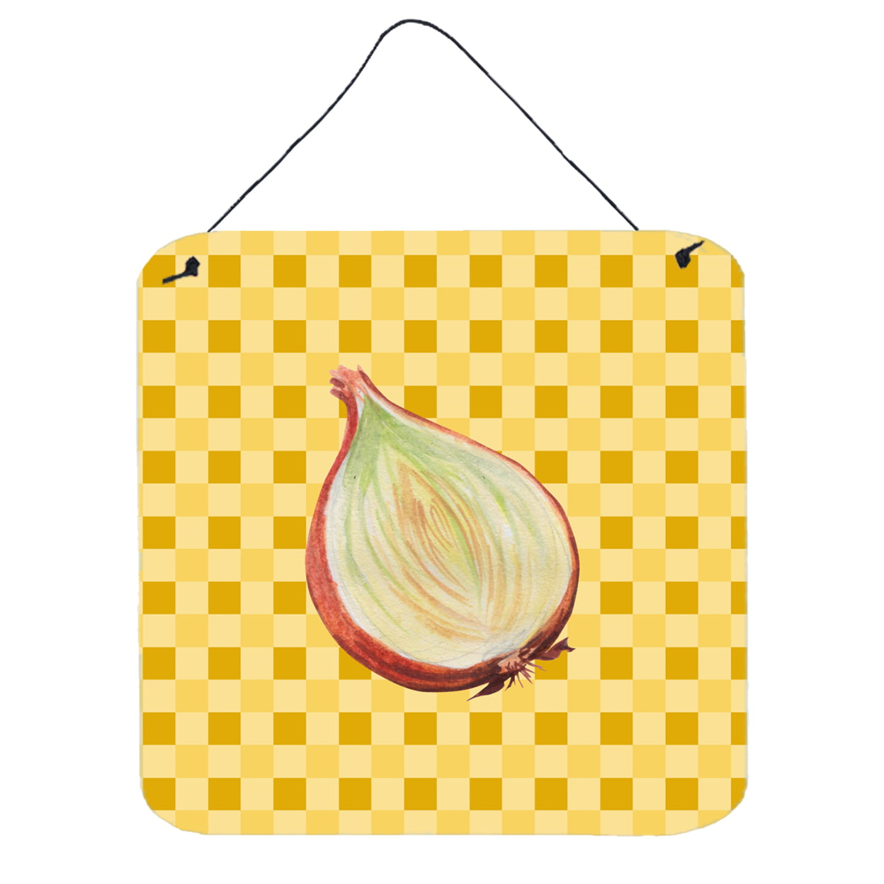 Onion on Basketweave Wall or Door Hanging Prints