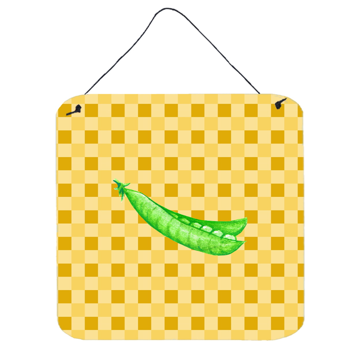 Peas on Basketweave Wall or Door Hanging Prints