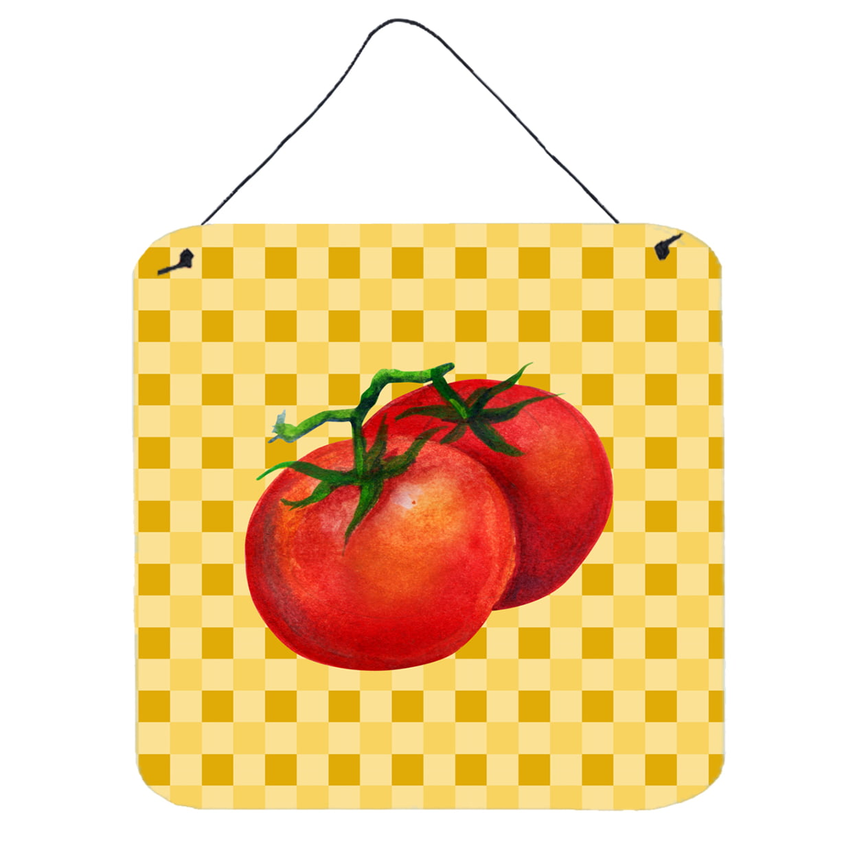 Tomato on Basketweave Wall or Door Hanging Prints