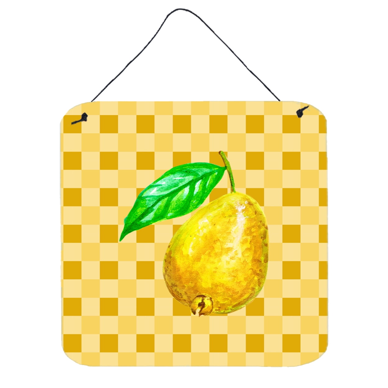 Guava on Basketweave Wall or Door Hanging Prints