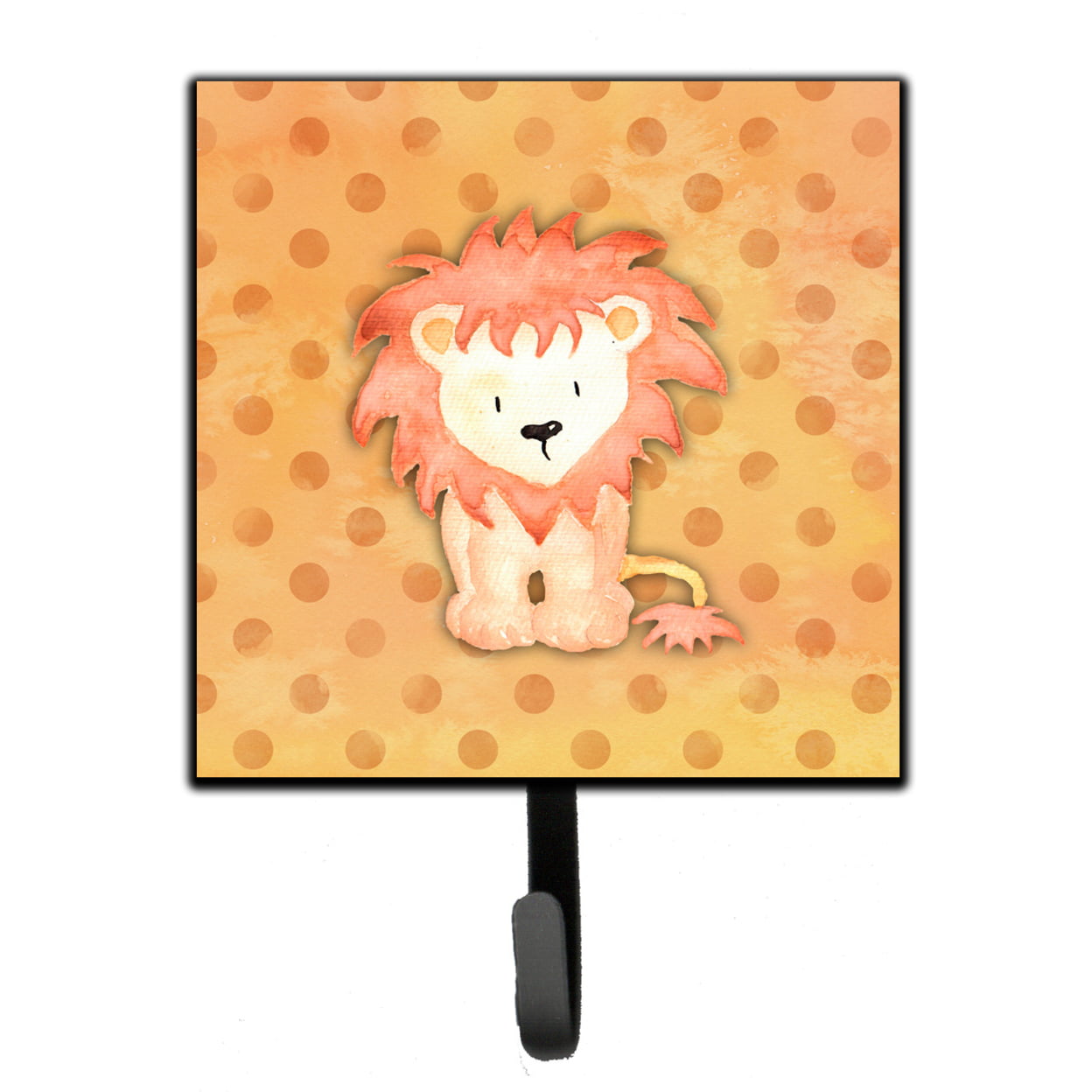 Polkadot Lion Watercolor Leash or Key Holder