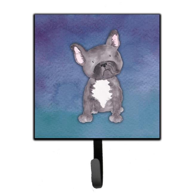 French Bulldog Watercolor Leash or Key Holder