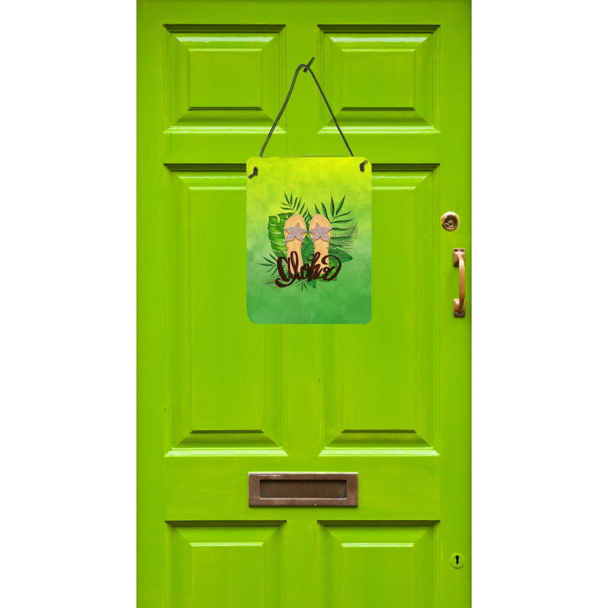 Aloha Flip Flops Wall or Door Hanging Prints