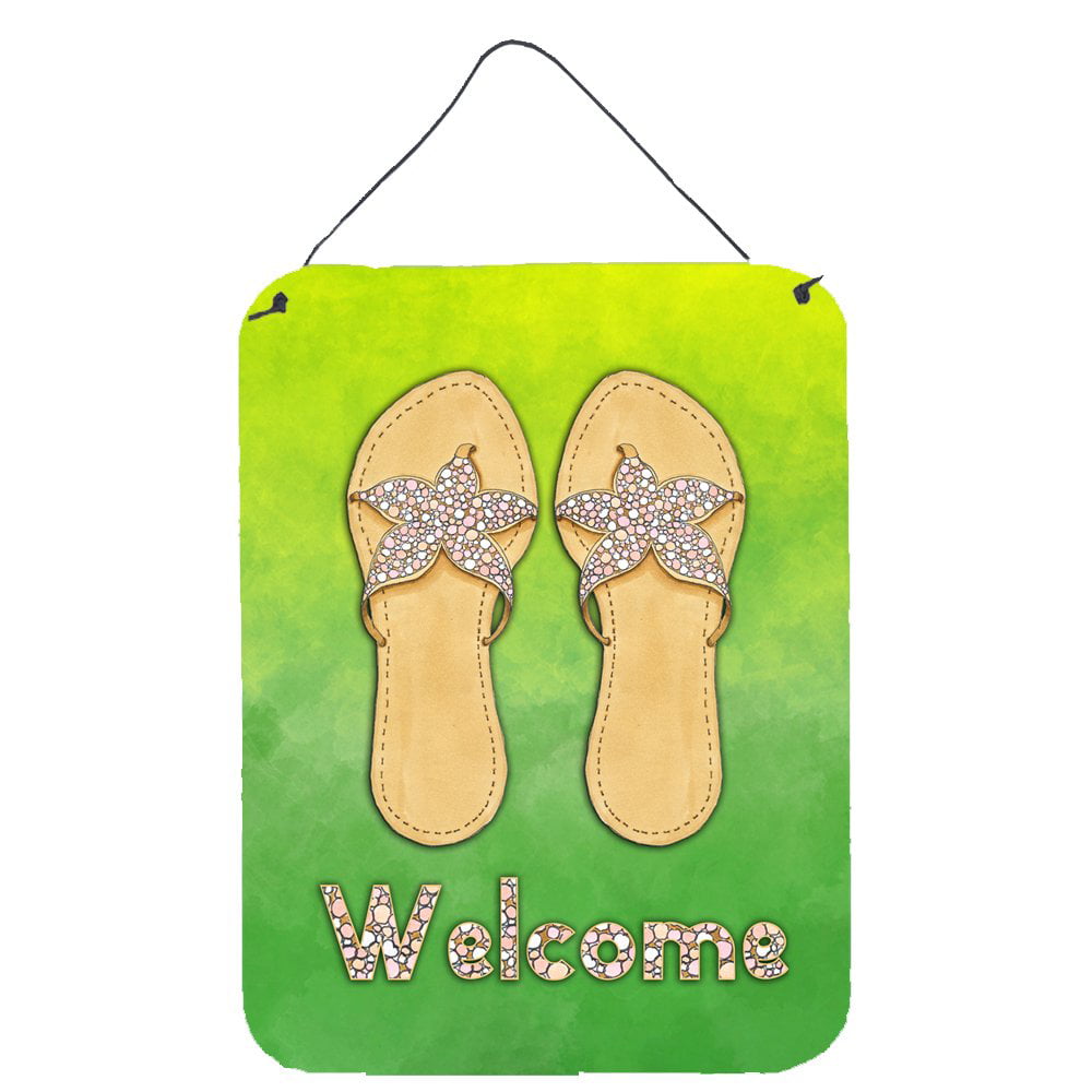 Flip Flops Welcome Wall or Door Hanging Prints