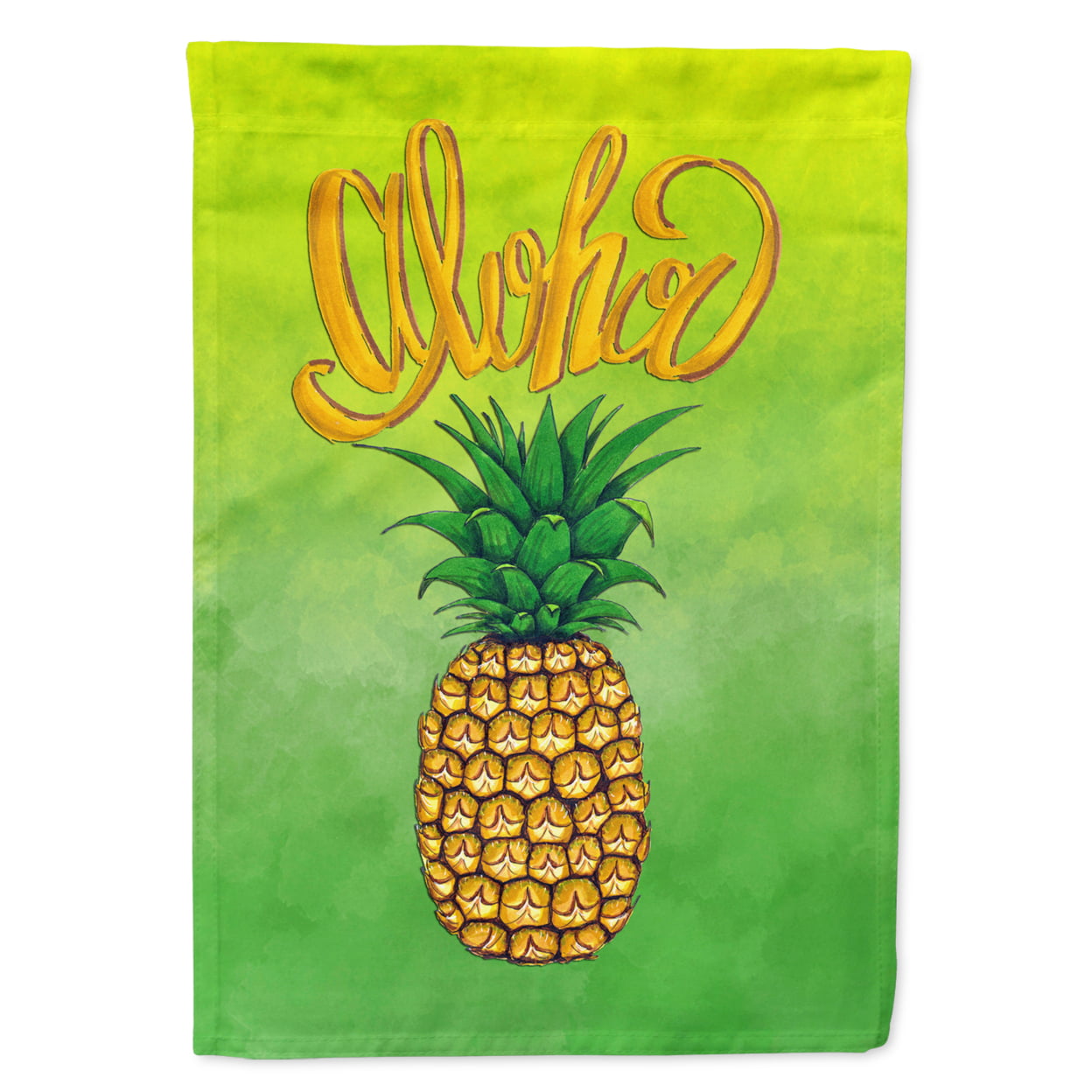Aloha Pineapple Welcome Garden Size Flag