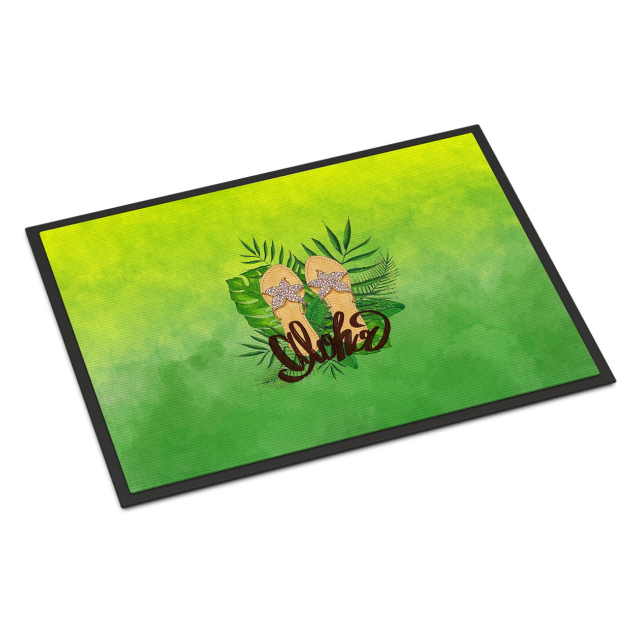 18 x 27 in. Aloha Flip Flops Indoor or Outdoor Mat