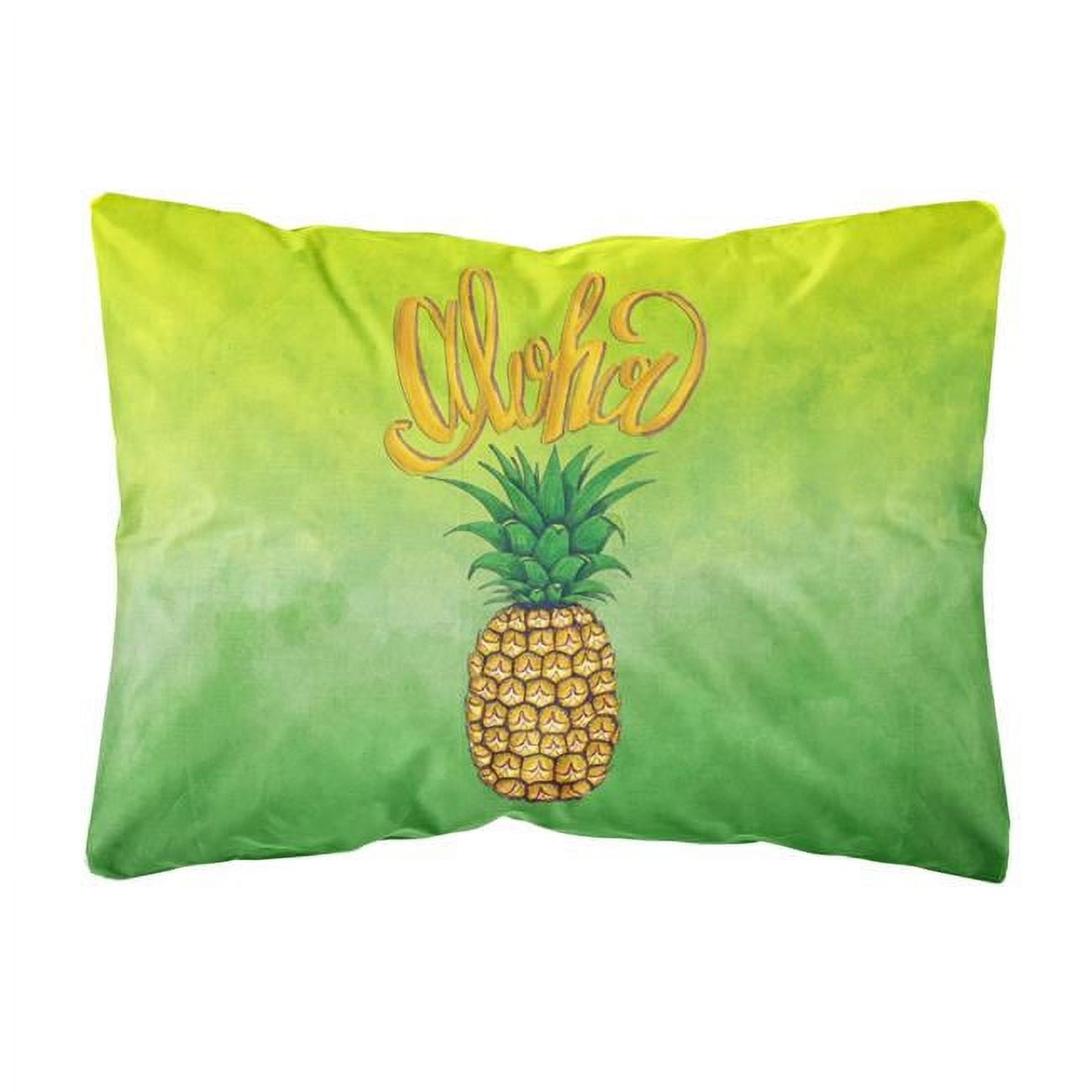 Aloha Pineapple Welcome Canvas Fabric Decorative Pillow
