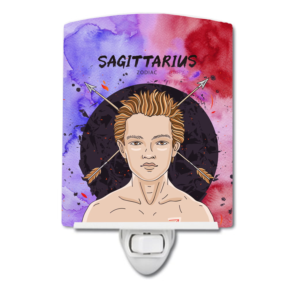 Sagittarius Zodiac Sign Ceramic Night Light