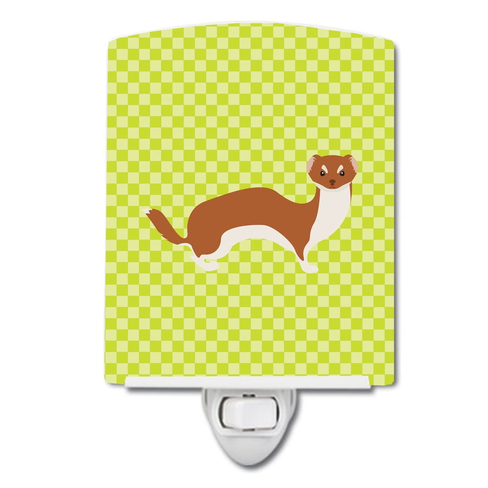 BB7696CNL Weasel Green Ceramic Night Light