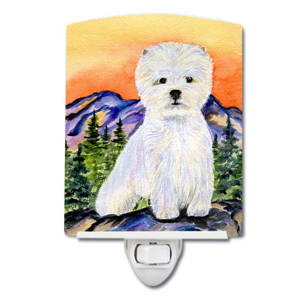 SS8159CNL Westie Ceramic Night Light
