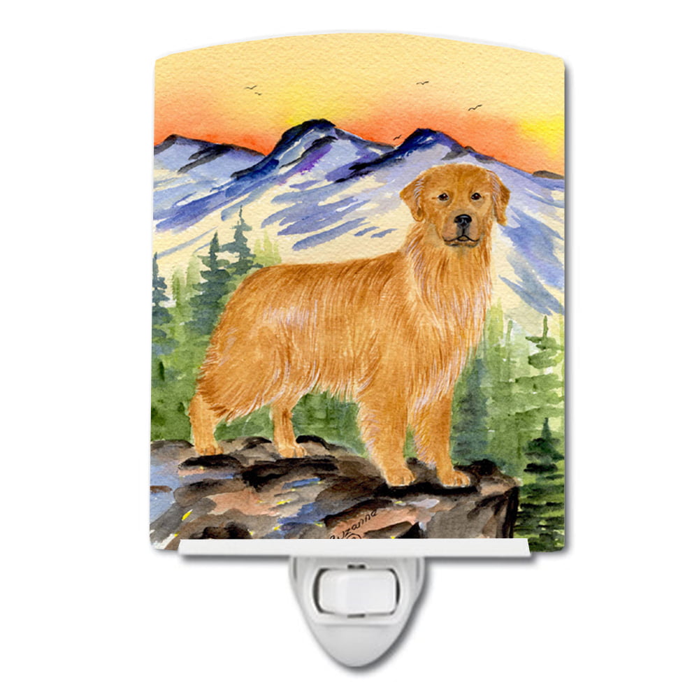 Golden Retriever Ceramic Night Light