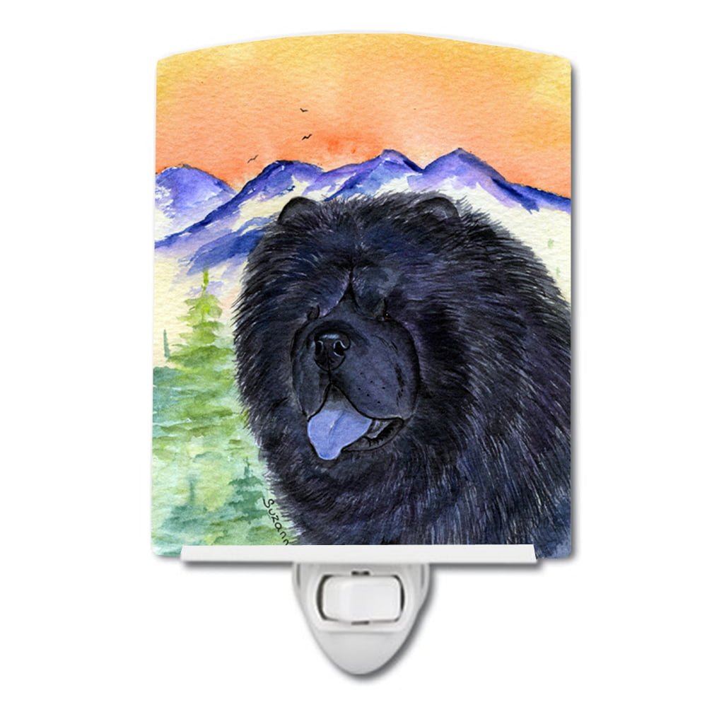 Chow Chow Ceramic Night Light