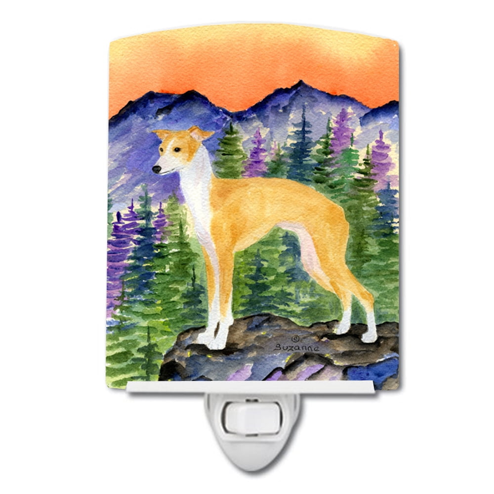 Italian Greyhound Ceramic Night Light