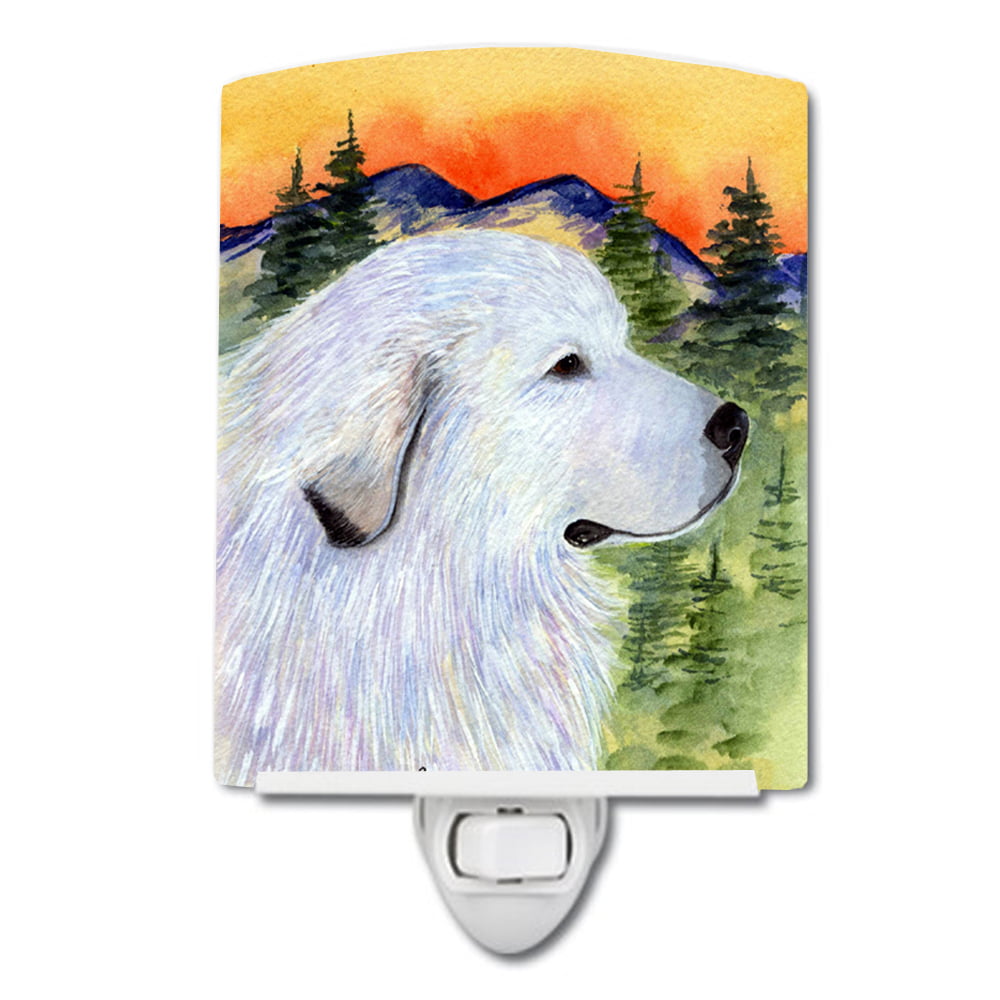 SS8236CNL Great Pyrenees Ceramic Night Light