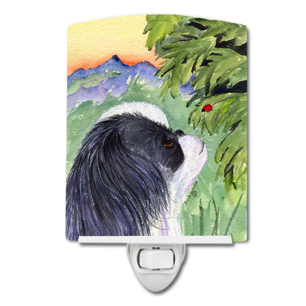 Japanese Chin Ceramic Night Light