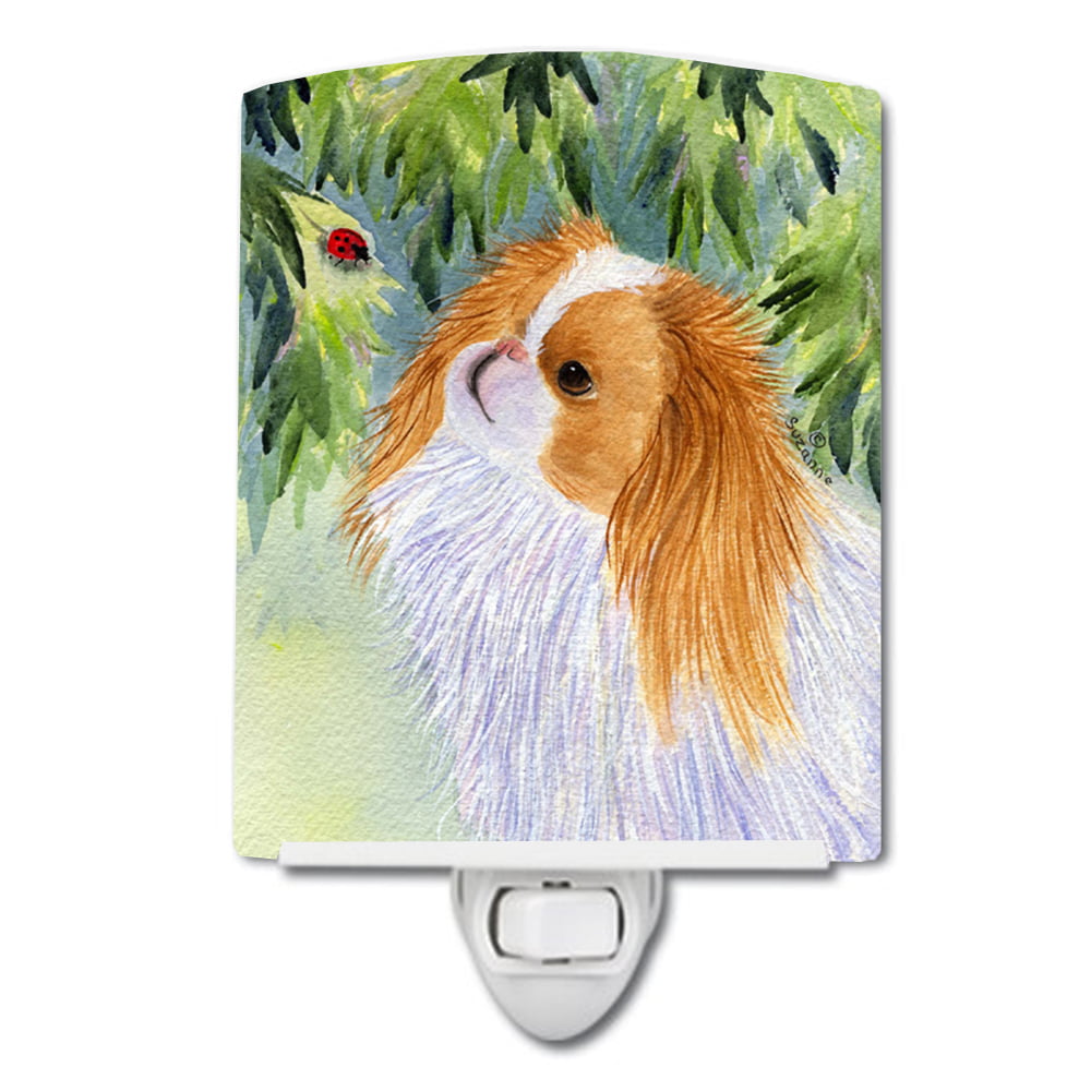Japanese Chin Ceramic Night Light